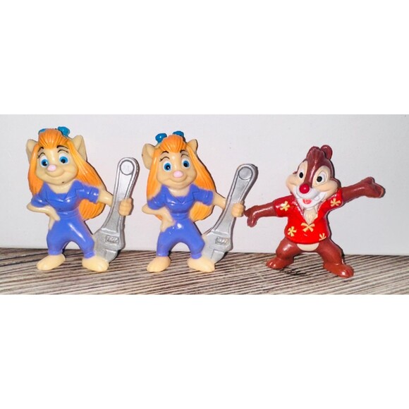 Chip N Dale Rescue Rangers Cartoon PVC Figures Toys - Picture 1 of 1